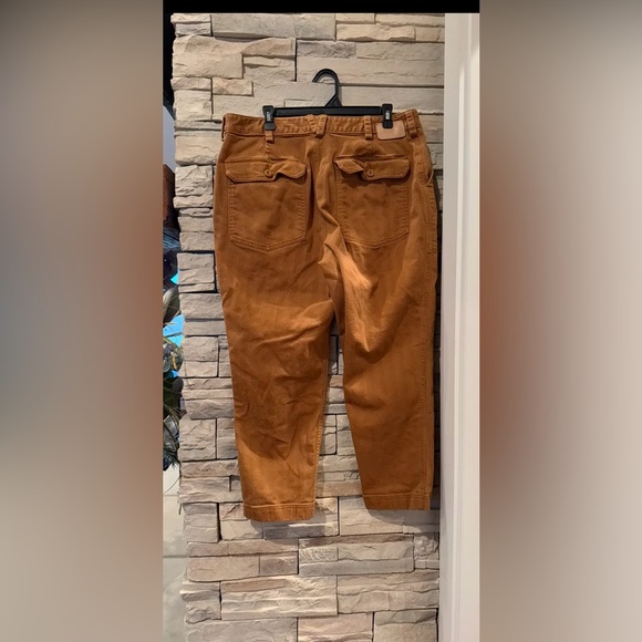 Duluth Trading Co. Women's Size 16 Tan Brown 4 Pocket Pant Straight Leg Cotton - Picture 7 of 12